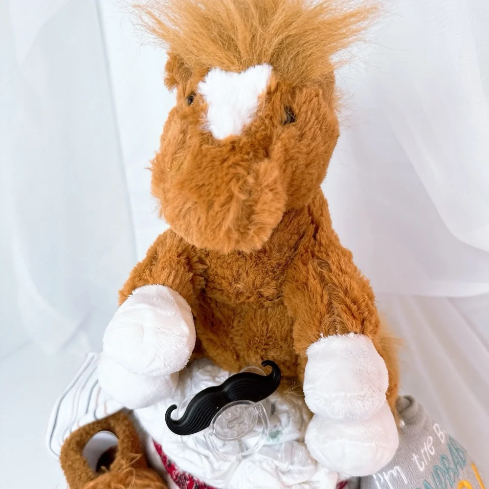 Horse Diaper Cake, Farm Baby Shower